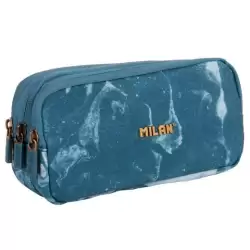 (081135LVB) MILAN PORTATODO 3 CREMALLERAS SERIE LAVA AZUL