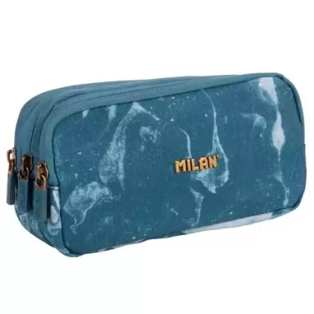 (081135LVB) MILAN PORTATODO 3 CREMALLERAS SERIE LAVA AZUL