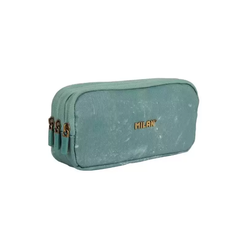 (081135LVGR) MILAN PORTATODO 3 CREMALLERAS SERIE LAVA VERDE