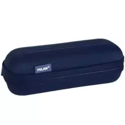 (081145SNCB) MILAN PORTATODO OVALADO SEMIRRÍGIDO SERIE 1918 AZUL MARINO