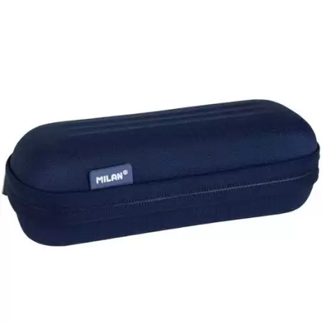 (081145SNCB) MILAN PORTATODO OVALADO SEMIRRÍGIDO SERIE 1918 AZUL MARINO