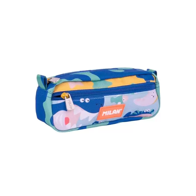 (081148BD) MILAN PORTATODO RECTANGULAR 2 CREMALLERAS SERIE ESPECIAL BLUE ODYSSEY