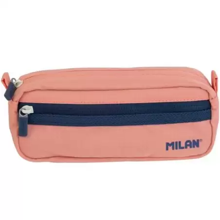(081148SNCP) MILAN PORTATODO RECTANGULAR 2 CREMALLERAS SERIE 1918 ROSA