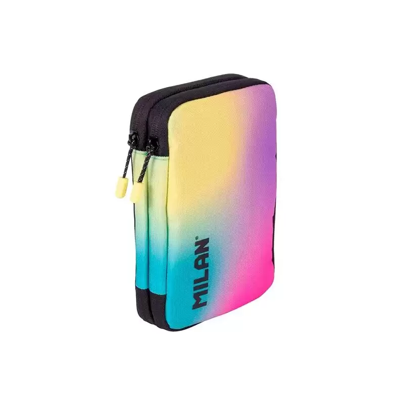 (081276SN26K) MILAN PLUMIER 2 PISOS CON CONTENIDO COLECCIÓN SUNSET NEGRO