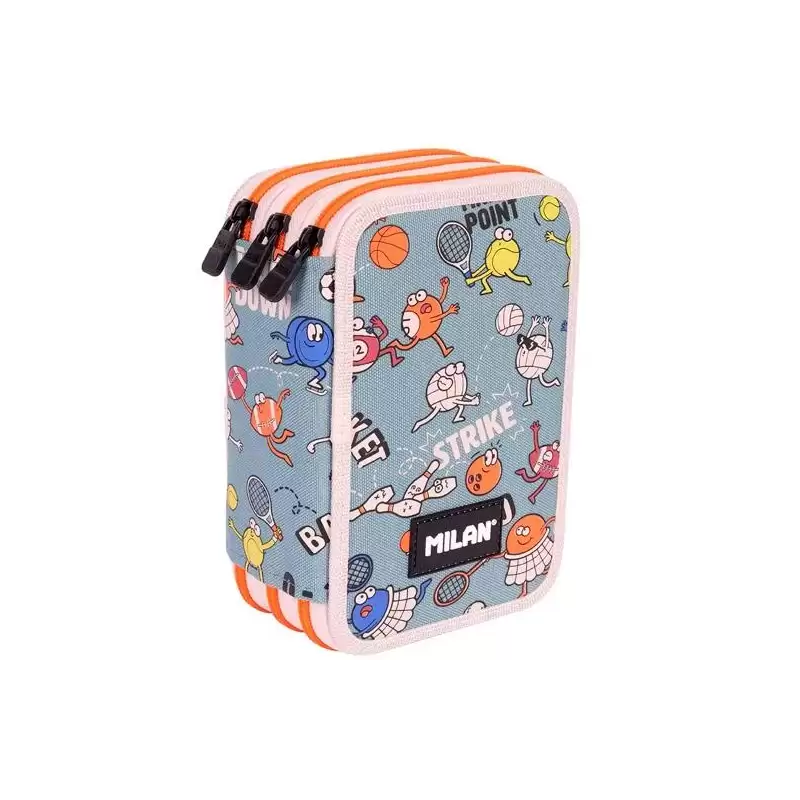 (081364SPT) MILAN PLUMIER 3 PISOS CON CONTENIDO SERIE ESPECIAL SPORTS