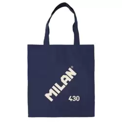 (62101SNCB) MILAN BOLSA DE MANO TOTE BAG SINCE 1918 AZUL MARINO