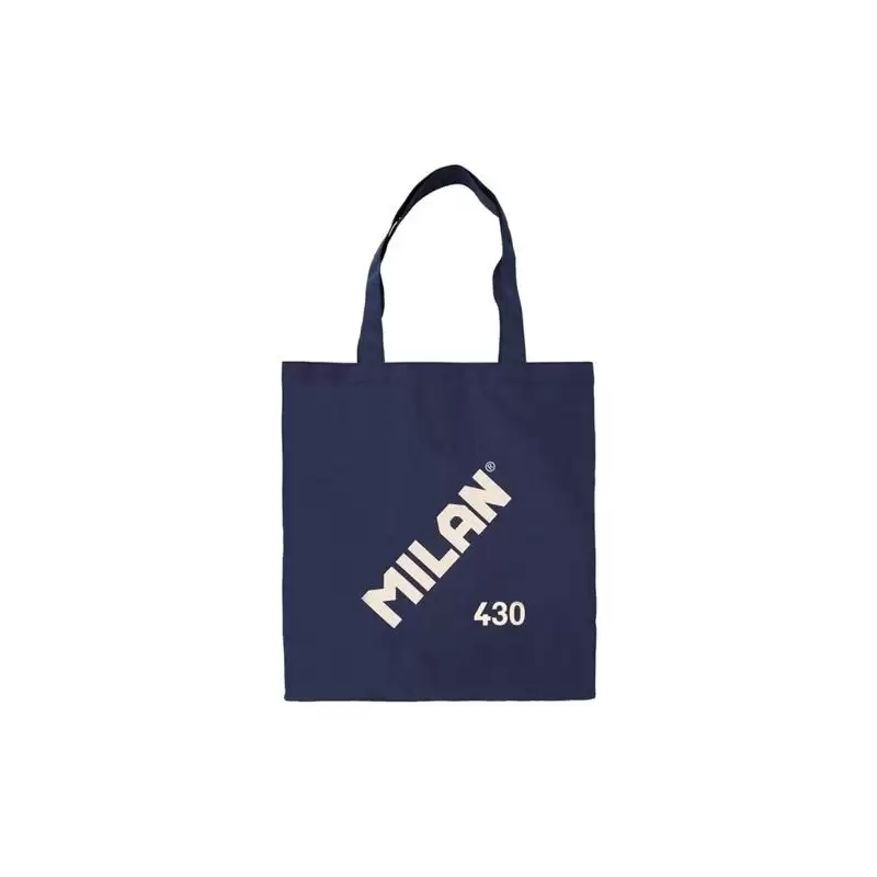 (62101SNCB) MILAN BOLSA DE MANO TOTE BAG SINCE 1918 AZUL MARINO