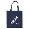 (62101SNCB) MILAN BOLSA DE MANO TOTE BAG SINCE 1918 AZUL MARINO