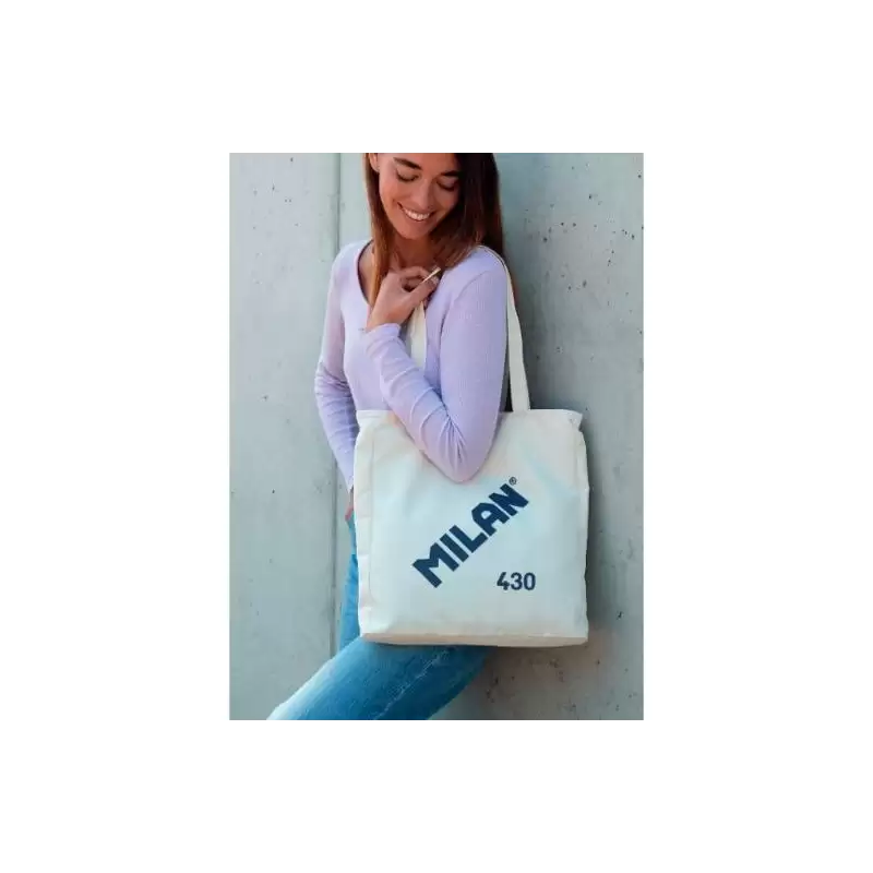 (62102SNCBG) MILAN BOLSO SHOPPER COLECCIÓN 430 SINCE 1918 BEIGE
