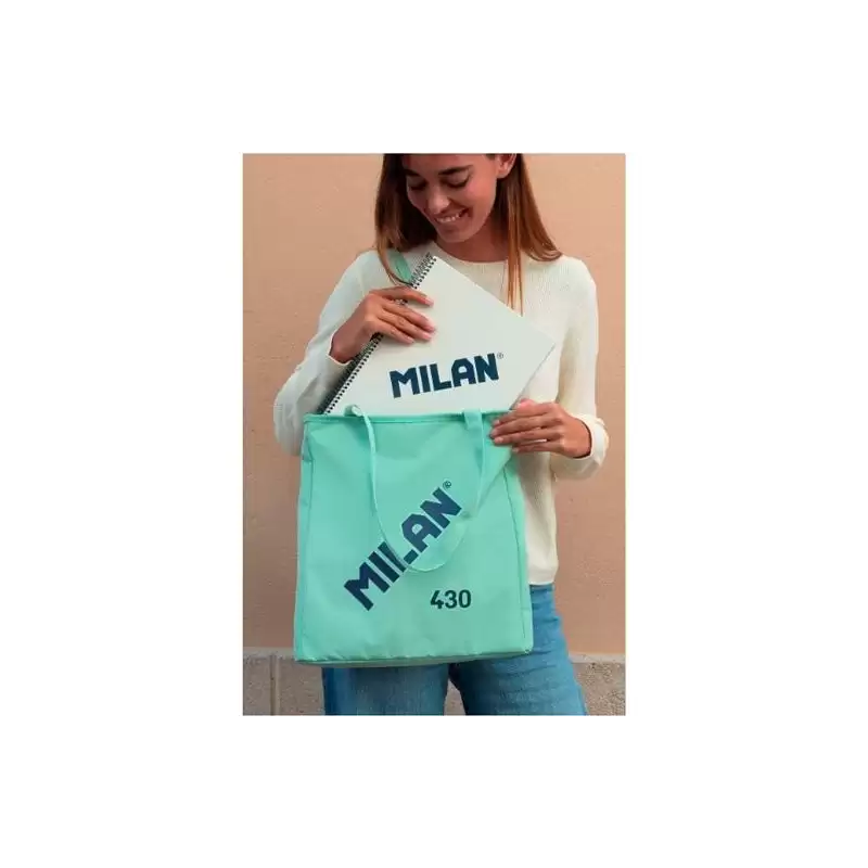 (62102SNCGR) MILAN BOLSO SHOPPER COLECCIÓN 430 SINCE 1918 VERDE