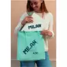 (62102SNCGR) MILAN BOLSO SHOPPER COLECCIÓN 430 SINCE 1918 VERDE
