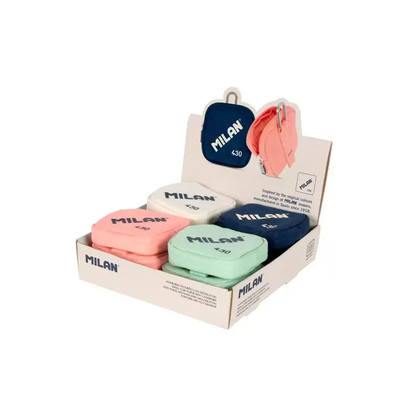 (62104SNCD12) MILAN MONEDERO PEQUEÑO SINCE 1918 EXPOSITOR 12 UD C/SURTIDOS