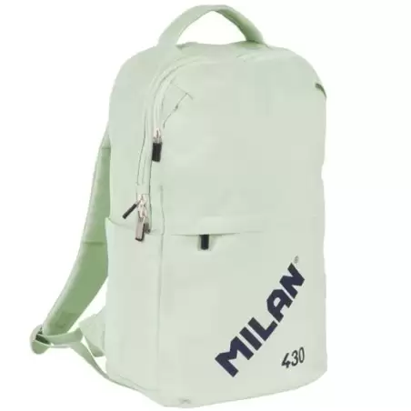 (624201SNCGR) MILAN MOCHILA URBANA COMPACTA CON CIERRE DE SEGURIDAD 15L COLECCIÓN 430 SINCE 1918 VERDE