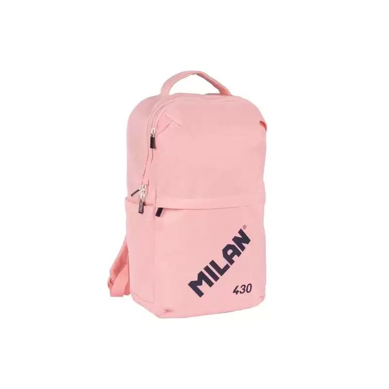 (624201SNCP) MILAN MOCHILA URBANA COMPACTA CON CIERRE DE SEGURIDAD 15L COLECCIÓN 430 SINCE 1918 ROSA