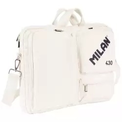 (624303SNCBG) MILAN MALETÍN PARA PORTÁTIL 17" COLECCIÓN 430 SINCE 1918 BEIGE
