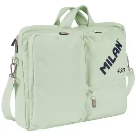 (624303SNCGR) MILAN MALETÍN PARA PORTÁTIL 17" COLECCIÓN 430 SINCE 1918 VERDE