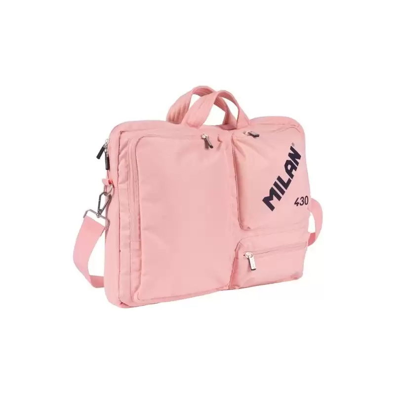 (624303SNCP) MILAN MALETÍN PARA PORTÁTIL 17" COLECCIÓN 430 SINCE 1918 ROSA