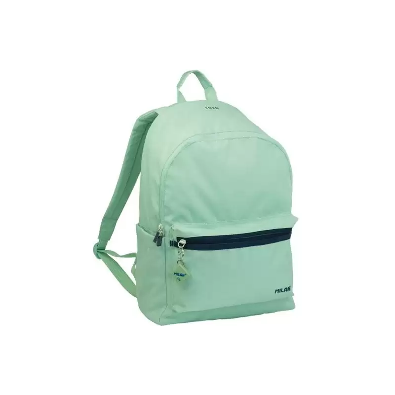 (624605SNCGR) MILAN MOCHILA URBANA CLÁSICA 2 CREMALLERAS 22L SERIE 1918 VERDE