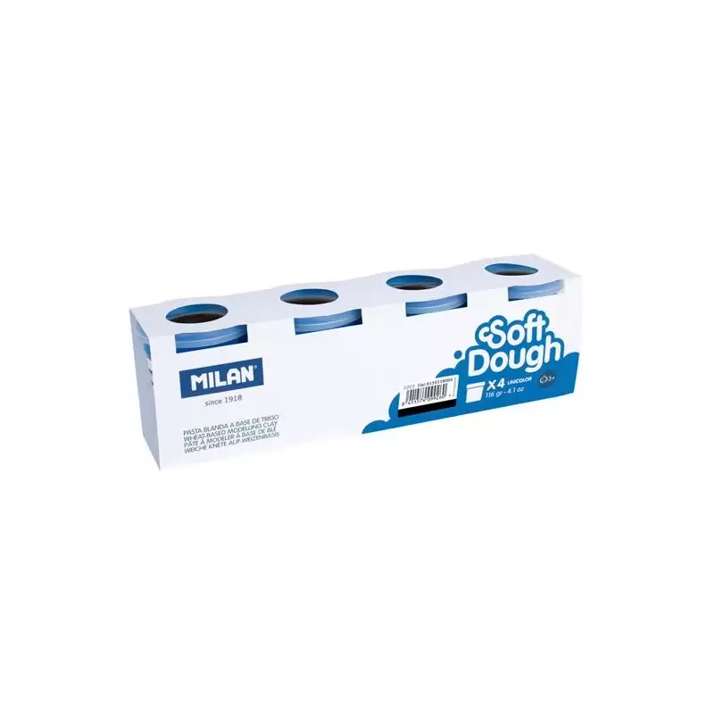 (9135118004) MILAN PASTA BLANDA SOFT DOUGH BOTE 116GR NEGRO CAJA 4 UD