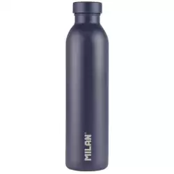 (643020B) MILAN BOTELLA ISOTÉRMICA 591 ML EDICIÓN 1918 AZUL MARINO