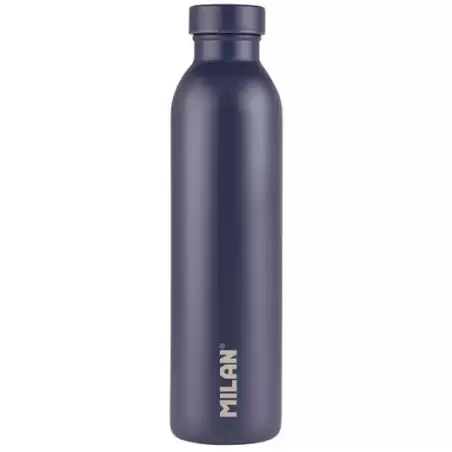 (643020B) MILAN BOTELLA ISOTÉRMICA 591 ML EDICIÓN 1918 AZUL MARINO