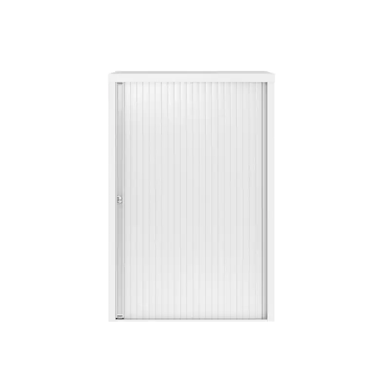 (LW-1050E-7015) ARMARIO METÁLICO 1 PUERTA PERSIANA CORREDERA 105X80X45 CM (ANCHO X FONDO X ALTO) INCLUYE 2 BALDAS ACABADO EN ...