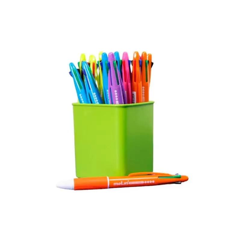 (BMC120-25) MOLIN BOLÍGRAFO 4 COLORES EN 1 C/SURTIDOS BOTE EXPOSITOR 25 UD