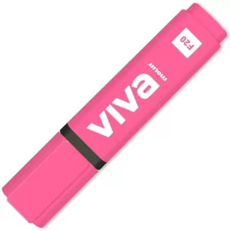 (RTF240-10-20) MOLIN MARCADOR FLUORESCENTE VIVA FUCSIA