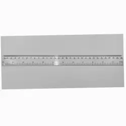(SCG991) MOLIN REGLA ESCOLAR 30CM TRANSPARENTE