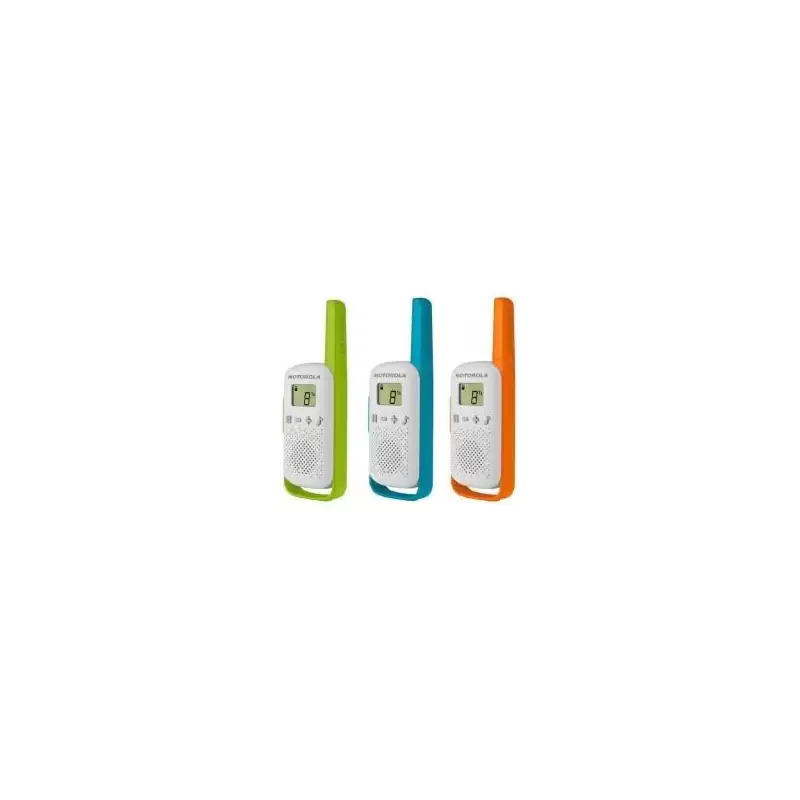 (B4P00811MDKMAW) MOTOROLA WALKIE TALKIE T42 TRIPLE PACK