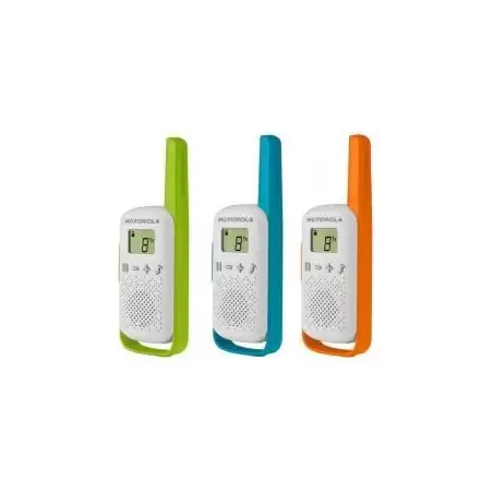 (B4P00811MDKMAW) MOTOROLA WALKIE TALKIE T42 TRIPLE PACK