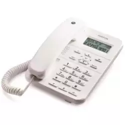 (E08000CT2N1AES) MOTOROLA TELEFONO FIJO C/ CABLE CT202 BLANCO