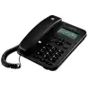 (E08000CT2N1GES03) MOTOROLA TELEFONO FIJO C/ CABLE CT202 NEGRO