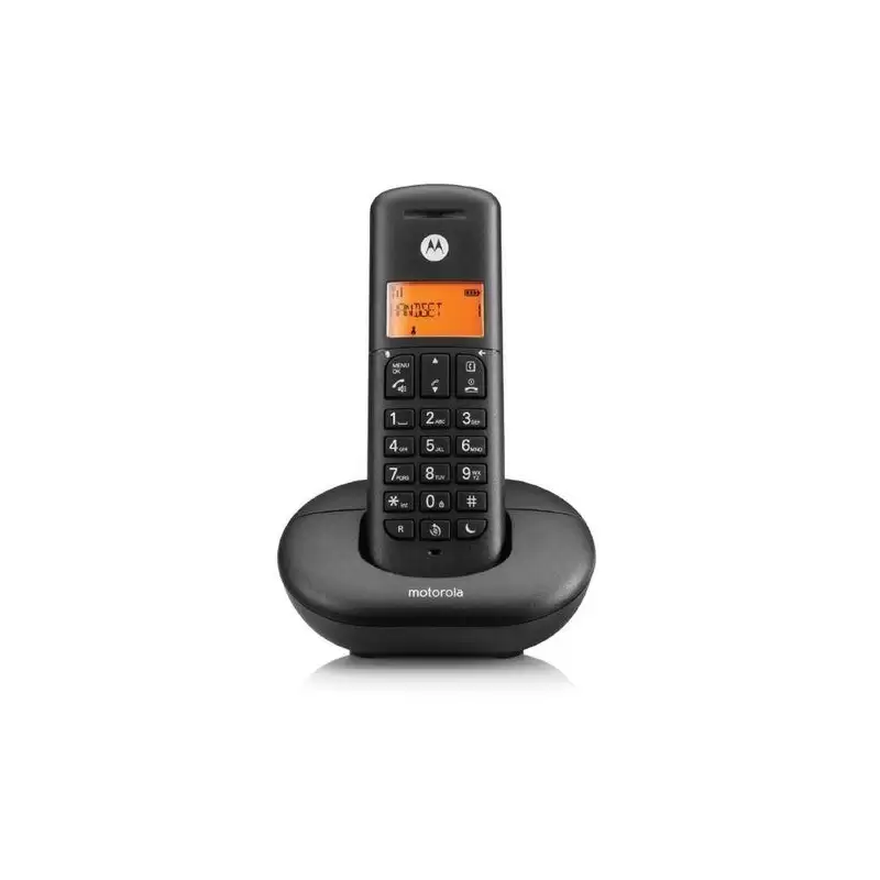 (F52000K50O1AES) MOTOROLA TELEFONO INALAMBRICO E201 NEGRO DECT DIGITAL