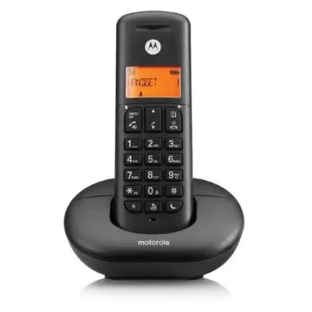 (F52000K50O1AES) MOTOROLA TELEFONO INALAMBRICO E201 NEGRO DECT DIGITAL