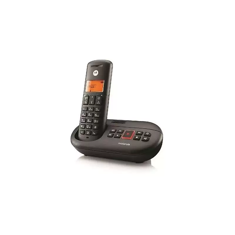 (F52000K51O2AES) MOTOROLA TELEFONO INALAMBRICO E211 NEGRO DECT DIGITAL CON CONTESTADOR