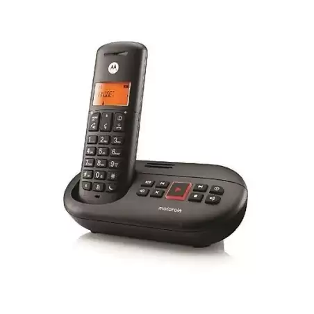 (F52000K51O2AES) MOTOROLA TELEFONO INALAMBRICO E211 NEGRO DECT DIGITAL CON CONTESTADOR