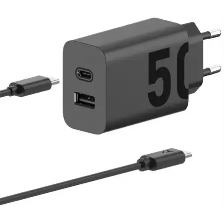 (SJMC502) MOTOROLA CARGADOR PARED CON CABLE USB-C TURBO POWER 50W