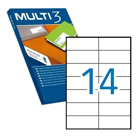 (04710) MULTI-3 ETIQUETAS ADHESIVAS 105X42