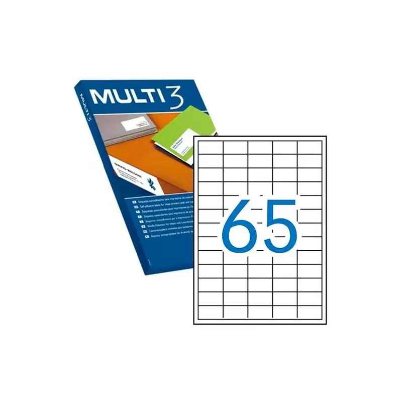 (04716) MULTI-3 ETIQUETAS ADHESIVAS 38X21