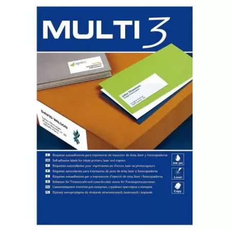 (10509) MULTI-3 ETIQUETAS ADHESIVAS 38X21