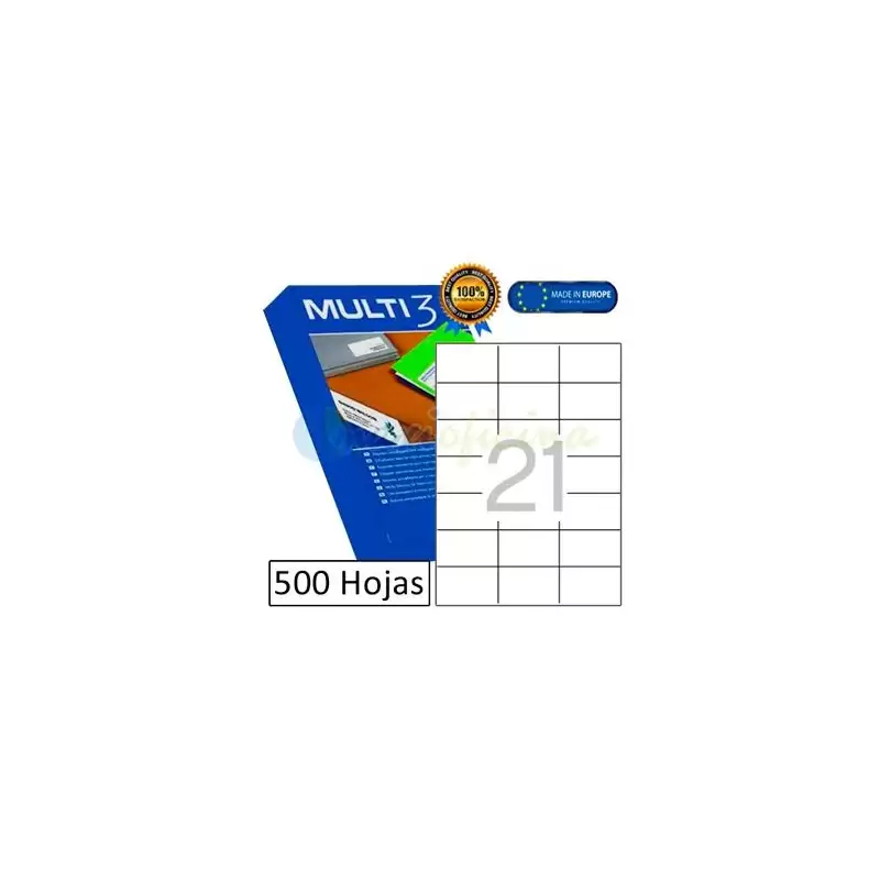 (10519) MULTI-3 ETIQUETAS ADHESIVAS 70X42
