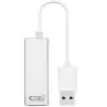 (10.03.0401) NANOCABLE CONVERSOR USB 3.0 A ETHERNET GIGABIT 10/100/1000 MBPS BLANCO 15CM