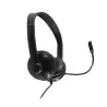 (NXAU0000001) NILOX AURICULARES MICRÓFONO BIAURAL ESTEREO C/ CABLE USB NEGRO