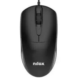 (MOUSB1012) NILOX RATÓN CABLE USB 1200DPI NEGRO