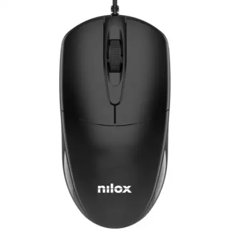 (MOUSB1012) NILOX RATÓN CABLE USB 1200DPI NEGRO