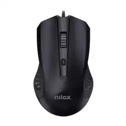 (MOUSB1013) NILOX RATÓN CABLE USB 2400DPI NEGRO