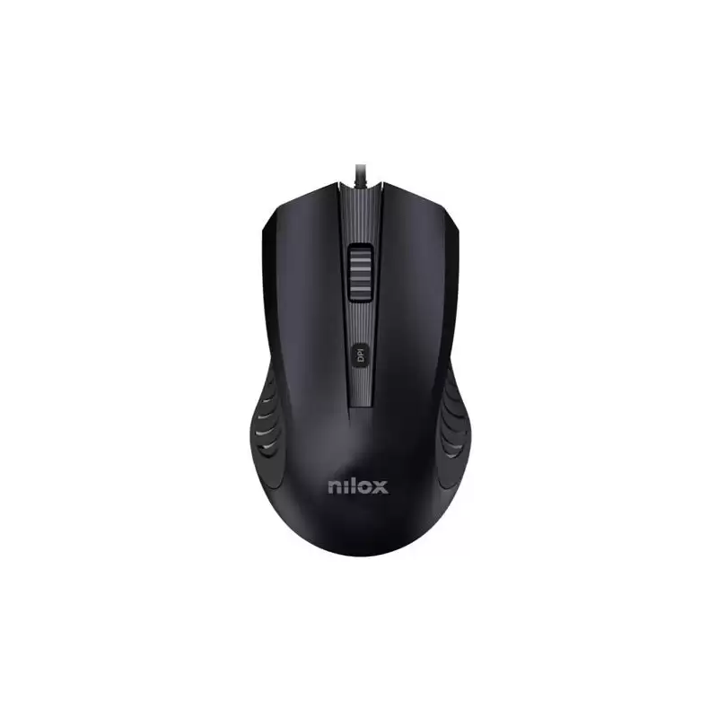 (MOUSB1013) NILOX RATÓN CABLE USB 2400DPI NEGRO