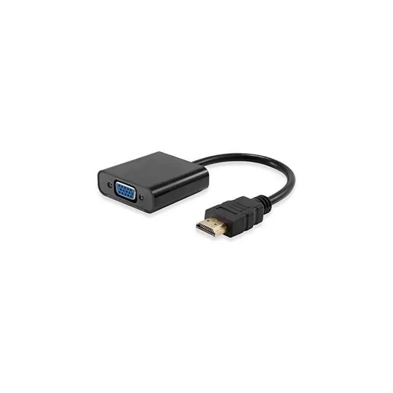 (NXADAP01) NILOX CABLE ADAPTADOR HDMI MACHO A VGA HEMBRA NEGRO