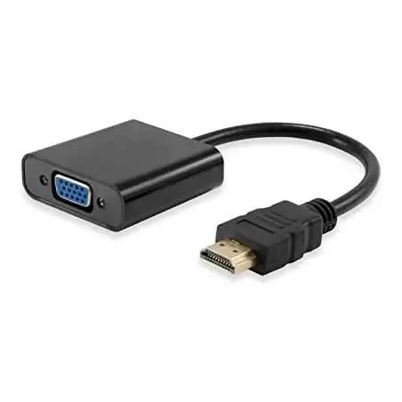 (NXADAP01) NILOX CABLE ADAPTADOR HDMI MACHO A VGA HEMBRA NEGRO